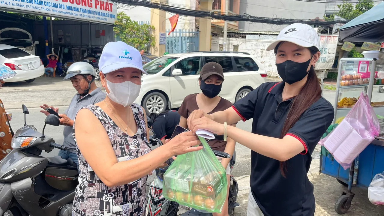 Buổi phát thực tế tại Khu vực Quận 2