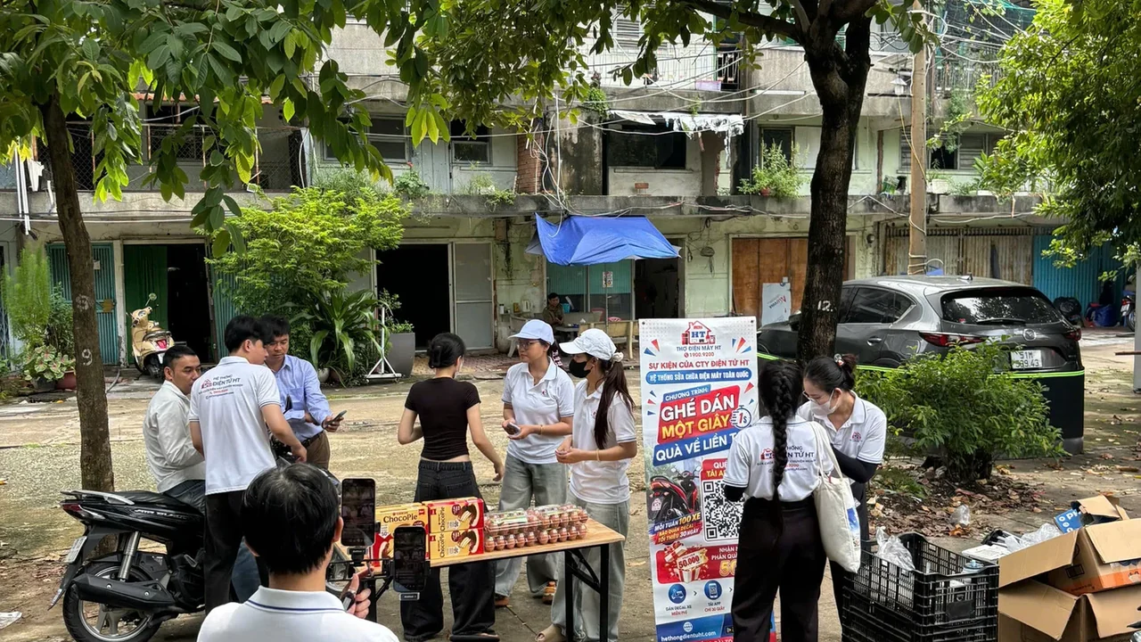 Buổi phát thực tế tại Quận 7