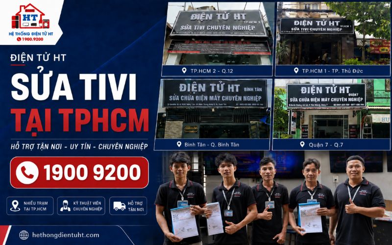 Sửa tivi tại TPHCM tận nhà - Hệ Thống Điện Tử HT