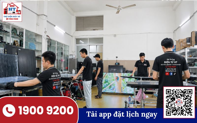 Máy móc sửa chữa tivi chuyên nghiệp tại trạm Tân Phú