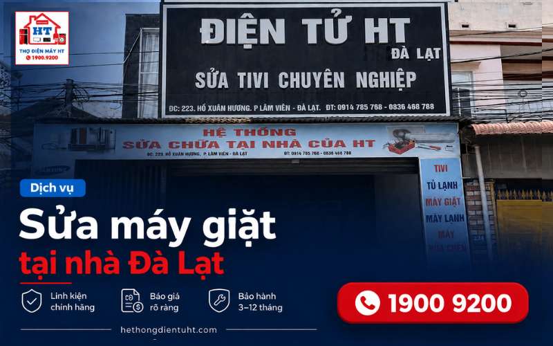 Sửa máy giặt tại Đà Lạt Lâm Đồng uy tín rẻ nhất | 19009200