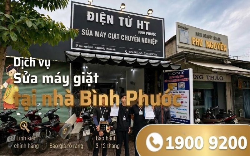 Sửa máy giặt tại Bình Phước