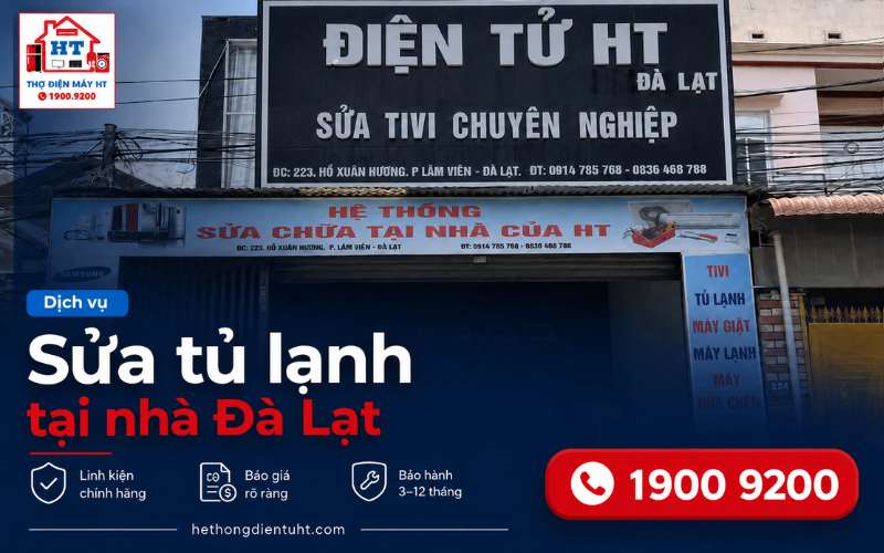 Sửa tủ lạnh tại Đà Lạt Lâm Đồng, tủ lạnh không đông đá