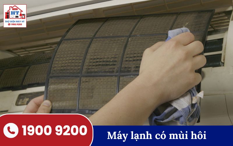Sửa máy lạnh có mùi hôi khó chịu tại nhà Tân Phú - Kỹ thuật HT có mặt chỉ trong 15 phút.