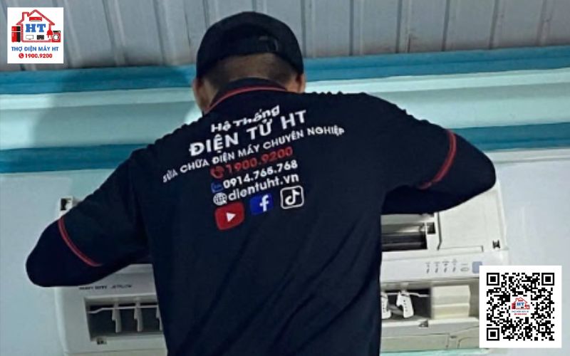 Dịch vụ sửa máy lạnh Bình Tân tại nhà - Hệ Thống Điện Tử HT