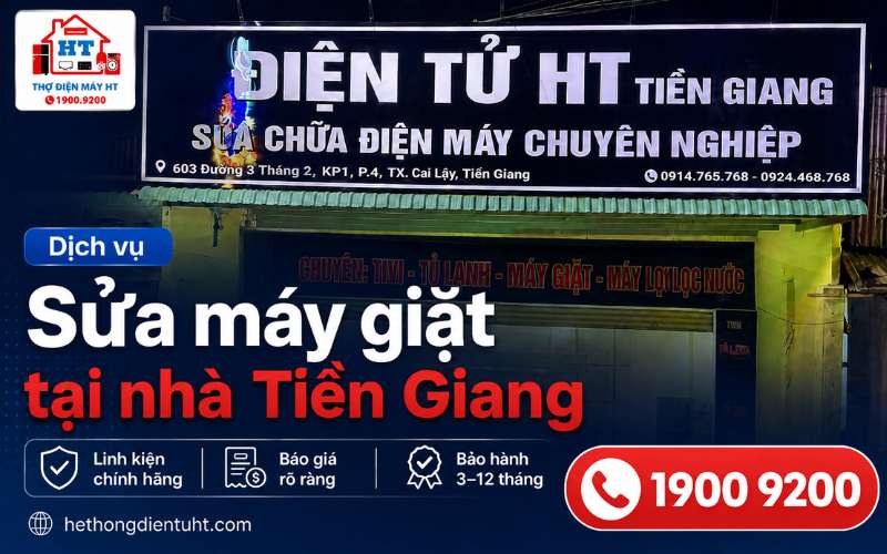 Sửa máy giặt tại Tiền Giang, vệ sinh máy giặt nhanh chóng tại nhà