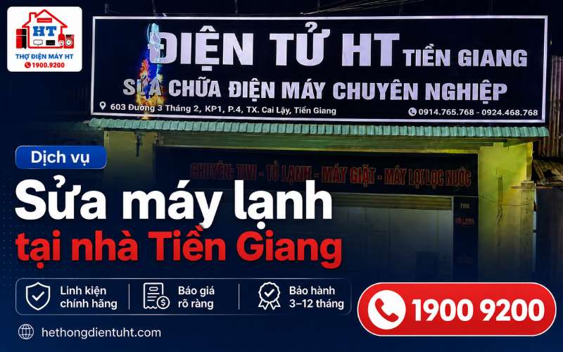 Sửa máy lạnh tại Tiền Giang, vệ sinh máy lạnh tại nhà giá rẻ