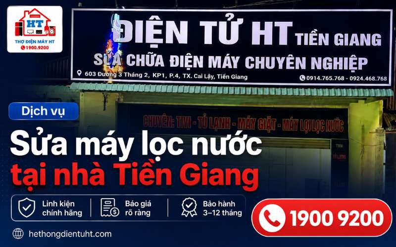 Sửa máy lọc nước tại Tiền Giang, lắp đặt, thay lõi lọc nước tại nhà