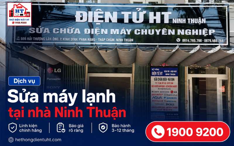 Sửa máy lạnh tại Ninh Thuận, vệ sinh máy lạnh tại Phan Rang
