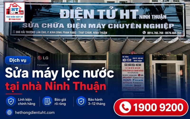 Sửa máy lọc nước tại Ninh Thuận, thay lõi lọc nước Phan Rang