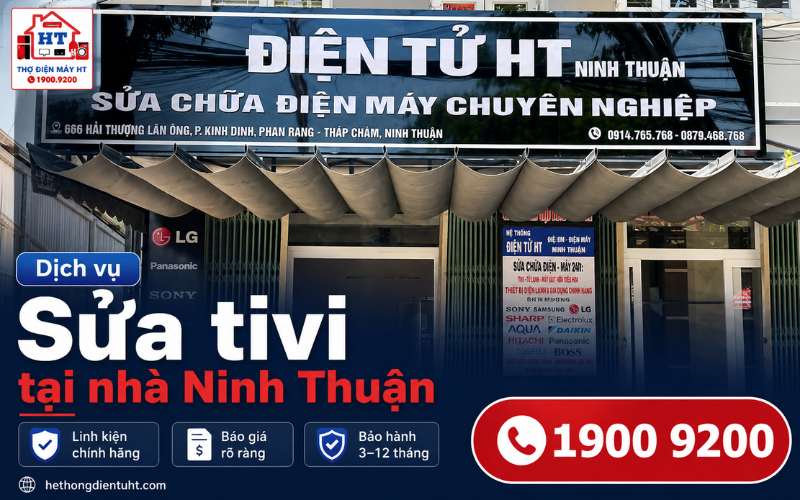 Sửa tivi Ninh Thuận, thay màn hình tivi tại nhà giá rẻ