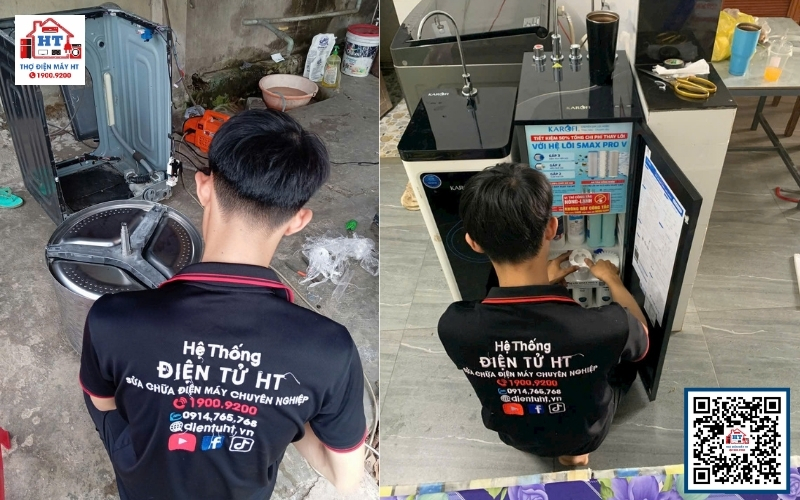 Kỹ thuật kiểm tra sửa máy lọc nước tại nhà Bình Tân