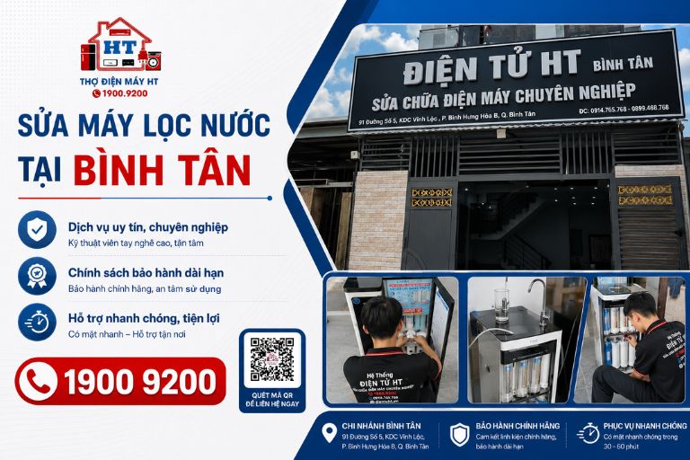 Dịch vụ sửa máy lọc nước Bình Tân uy tín