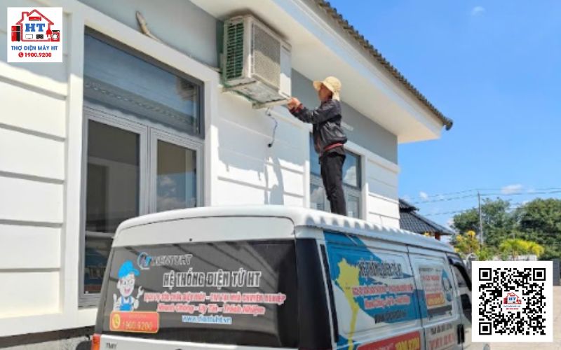 Thợ HT sửa máy lạnh Bình Tân tại nhà