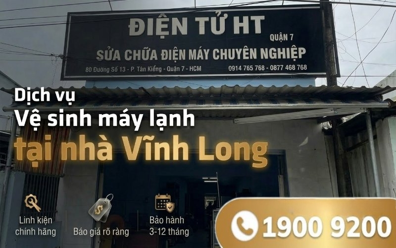 Vệ sinh máy lạnh tại Vĩnh Long