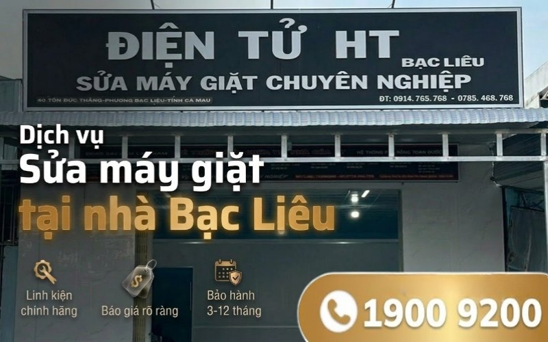 Sửa máy giặt tại Bạc Liêu