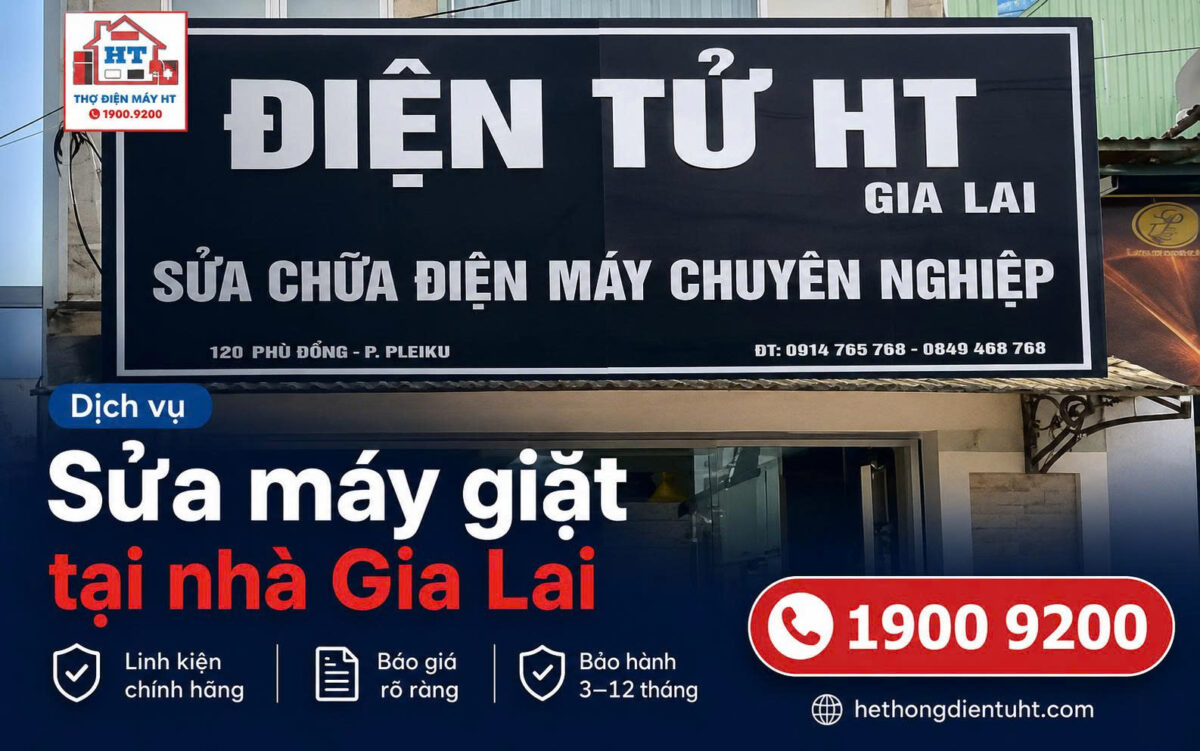 Sửa máy giặt tại Gia Lai