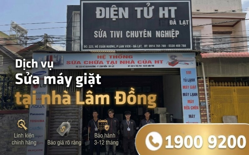 Sửa máy giặt tại Lâm Đồng
