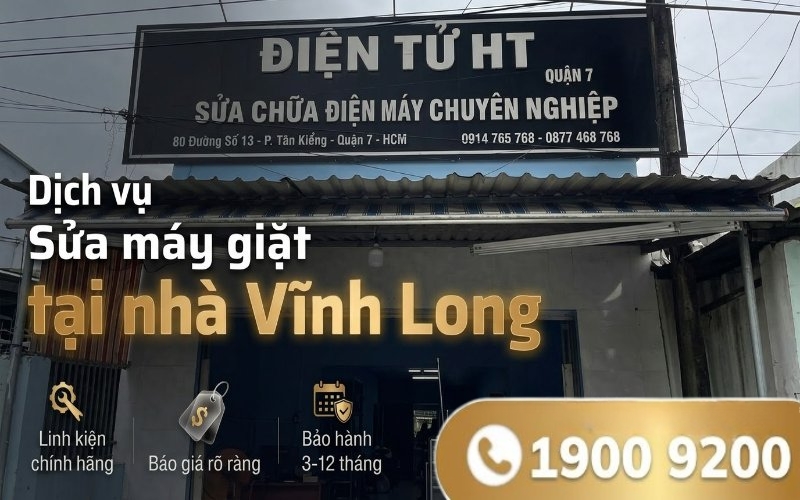 Sửa máy giặt tại Vĩnh Long