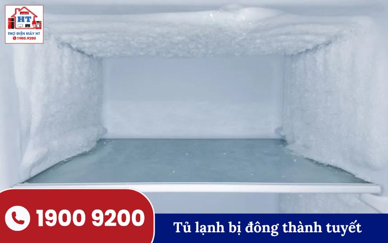 Sửa tủ lạnh bị đông đá thành tuyết ở Quảng Trị tại nhà.