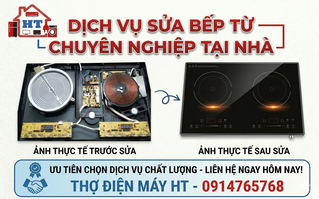 ĐIỆN TỬ HT - DỊCH VỤ SỬA BẾP TỪ TẠI NHÀ