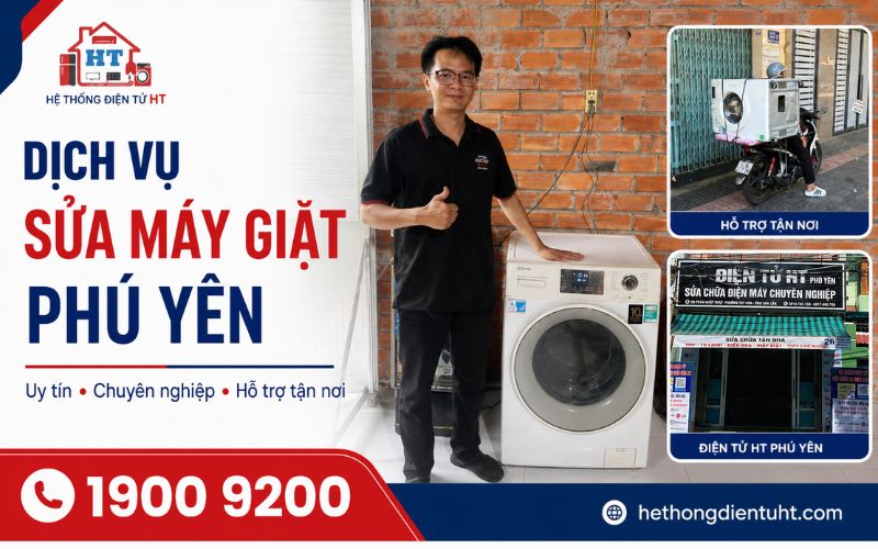 Dịch vụ sửa máy giặt Đồng Tháp - Hệ Thống Điện Tử HT