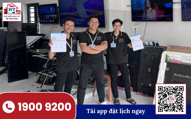 Kỹ thuật Điện Tử HT nhận sửa tivi chuyên nghiệp tại nhà ở TPHCM