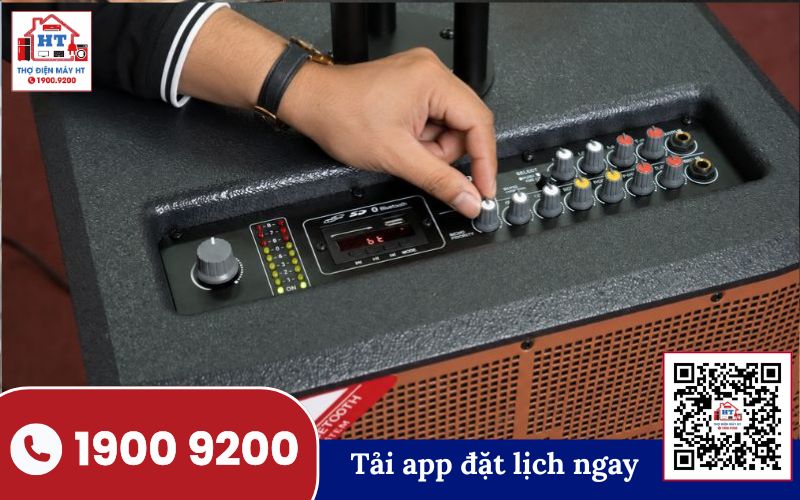 Kỹ thuật HT kiểm tra và sửa chữa loa kéo khi mất âm thanh.