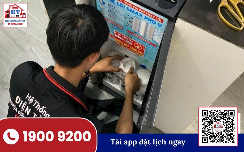 Kỹ thuật viên chuyên nghiệp HT sửa máy lọc nước tận nhà Đồng Tháp.