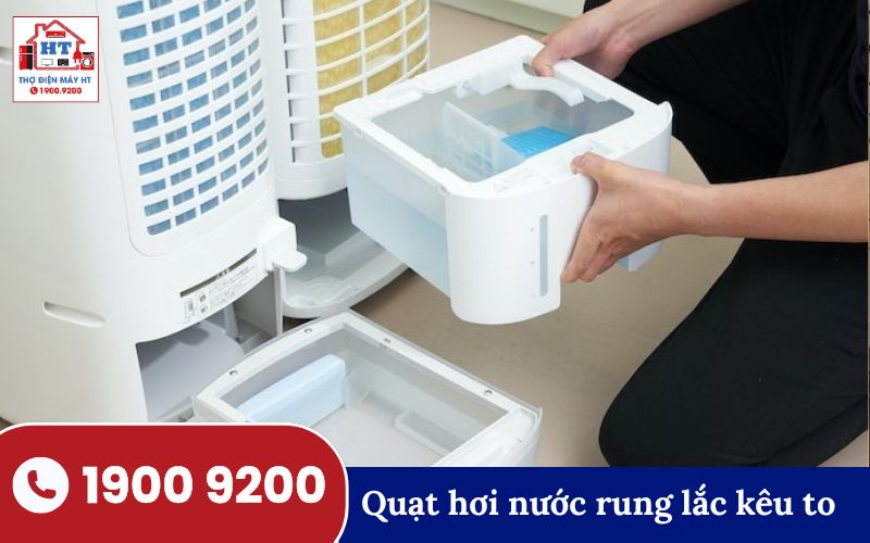Sửa quạt hơi nước phát ra tiếng ồn, kêu to tại nhà Phú Yên.