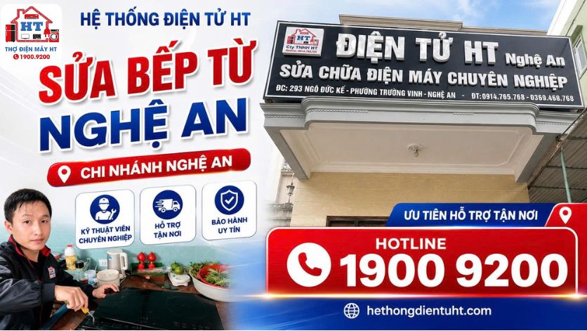 Sửa bếp từ Nghệ An