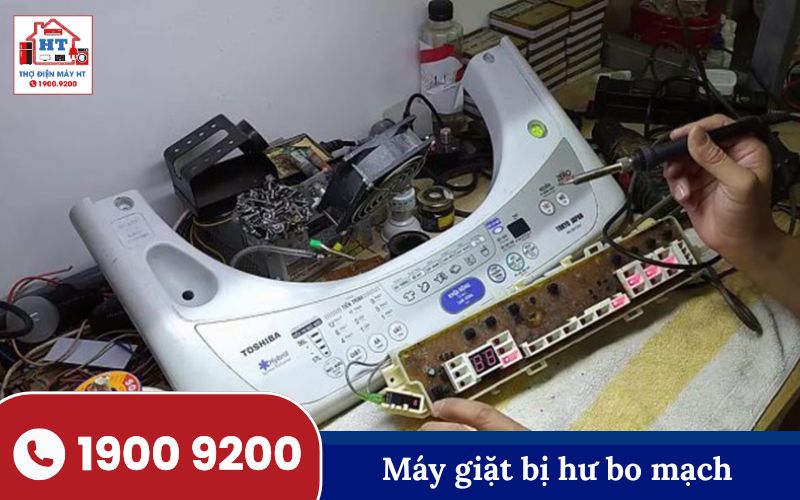 Sửa bo mạch máy giặt bị lỗi Bo mạch máy giặt bị lỗi, cần sửa chữa tại Nghệ An