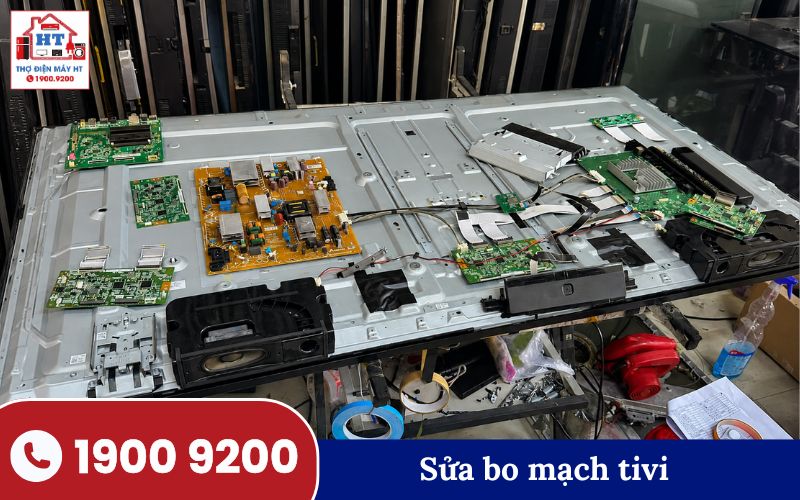 Sửa bo mạch tivi tại nhà Nghệ An Bo mạch tivi bị hỏng, cần sửa chữa chuyên nghiệp tại Nghệ An