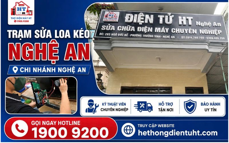 Sửa loa kéo tại Nghệ An