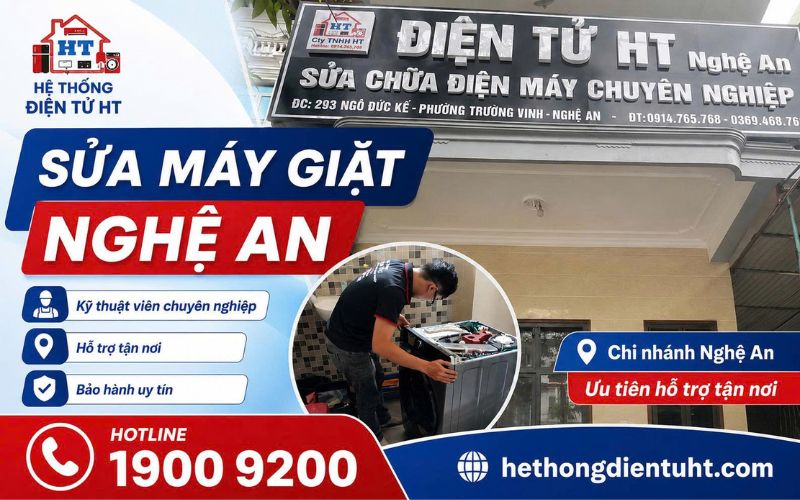 Sửa máy giặt tại nhà Nghệ An
