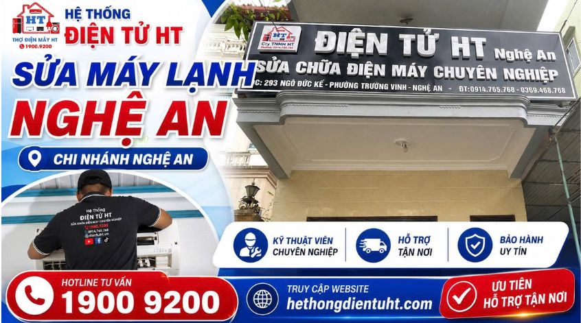 Sửa máy lạnh tại nhà Nghệ An