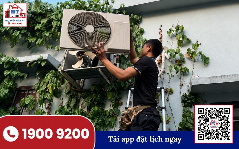 Kiểm tra máy lạnh tận nơi tại Phú Yên Kỹ thuật viên Hệ Thống Điện Tử HT kiểm tra máy lạnh tại nhà khách hàng ở Phú Yên