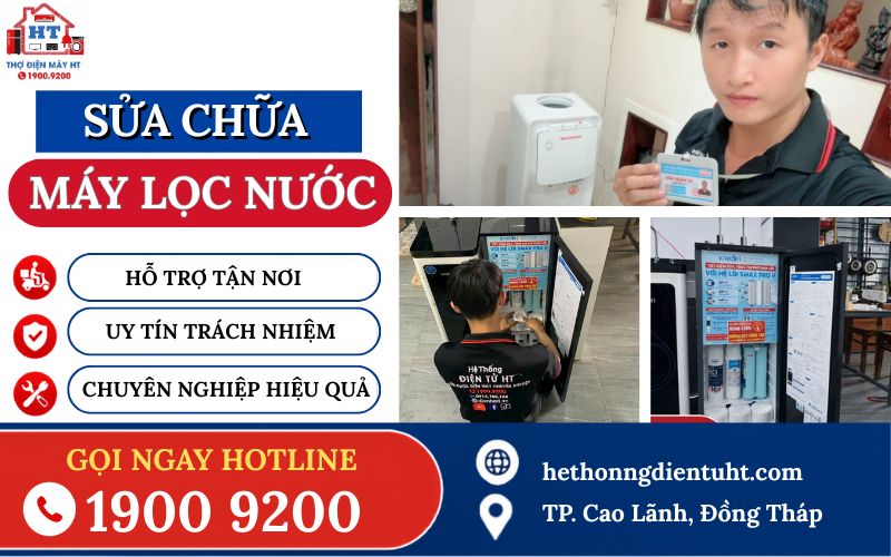 Dịch vụ sửa máy lọc nước tại nhà Đồng Tháp.
