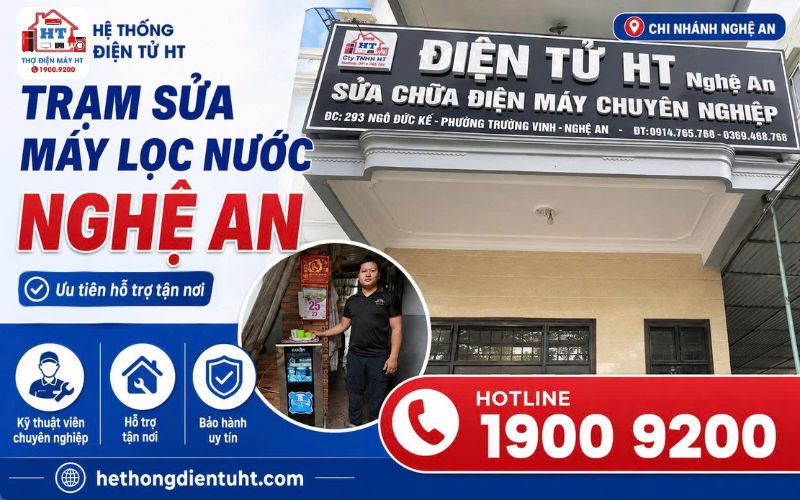 Sửa máy lọc nước tại nhà Nghệ An