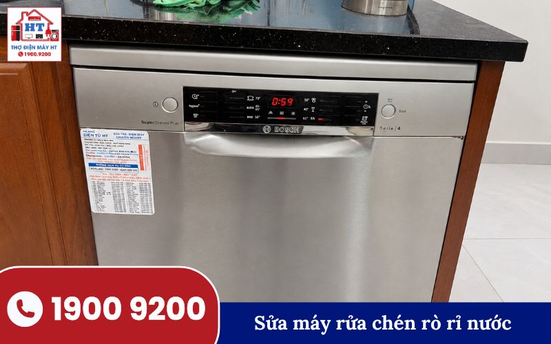 Sửa máy rửa chén rò rỉ nước tại nhà Đồng Tháp.
