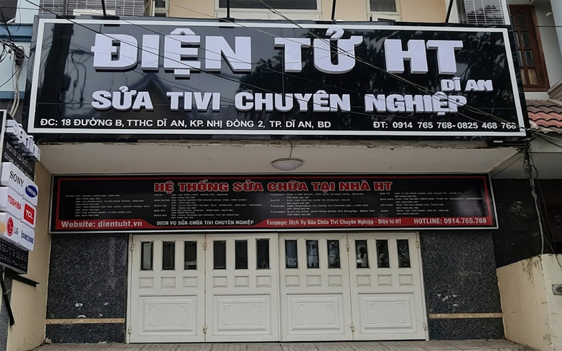 Trạm Điện Tử HT hỗ trợ sửa máy rửa chén tại Dĩ An Hình ảnh trạm sửa máy rửa chén Điện Tử HT tại Dĩ An, Bình Dương