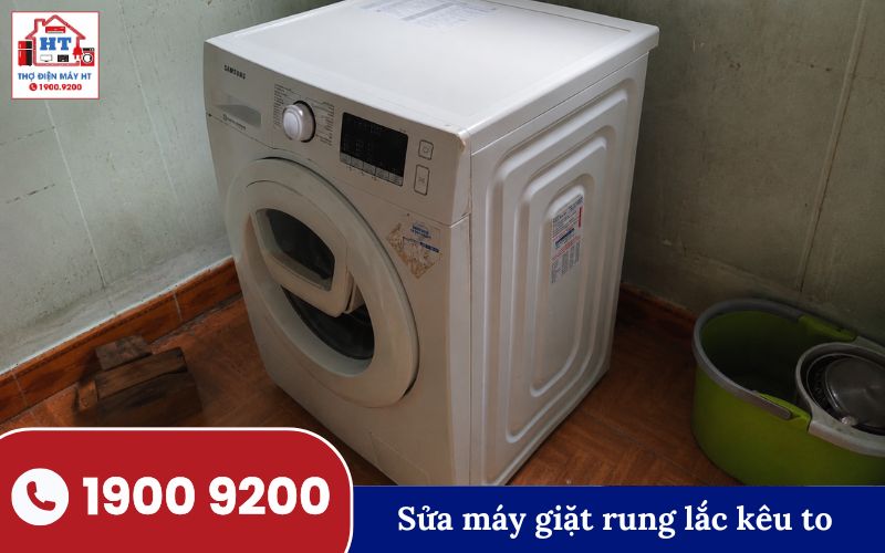 Sửa máy giặt rung lắc kêu to tại nhà ở Củ Chi - Trạm HT Củ Chi điều phối kỹ thuật tận nhà.