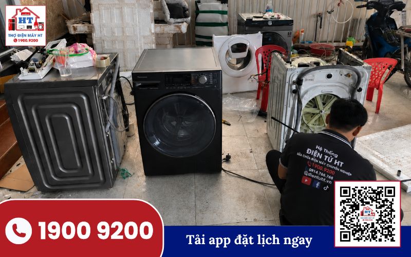 Kỹ thuật viên HT kiểm tra máy giặt Kỹ thuật viên Hệ Thống Điện Tử HT kiểm tra, sửa máy giặt tại nhà An Giang.
