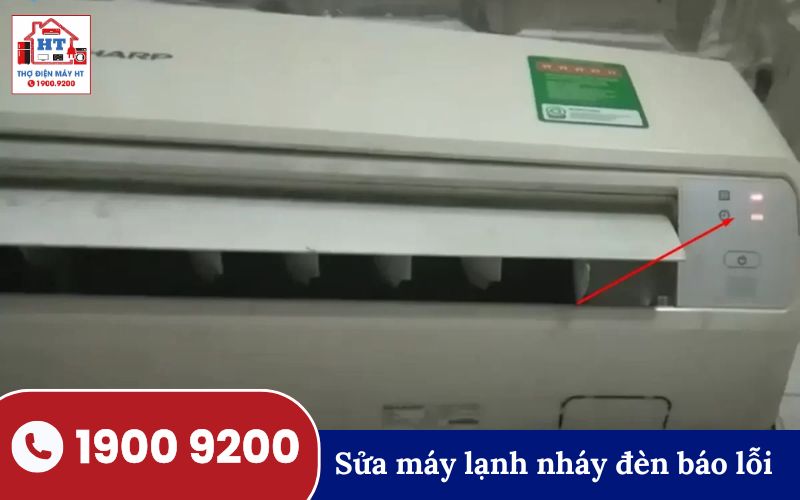 Trạm HT Long An nhận sửa máy lạnh nháy đèn báo lỗi tại nhà - Liên hệ 1900 9200 ngay.