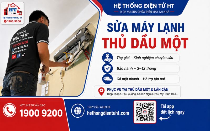 Sửa Máy Lạnh Thủ Dầu Một - Miễn Phí Kiểm Tra, Liên Hệ Ngay