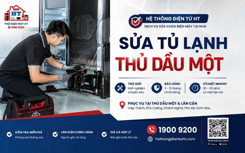 Sửa Tủ Lạnh Thủ Dầu Một – Miễn Phí Kiểm Tra Bảo Hành Lâu