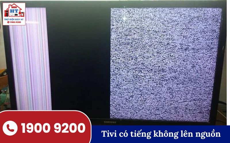 Tivi Samsung có tiếng nhưng không lên nguồn, màn hình tối đen cần kiểm tra tại Tân Phú