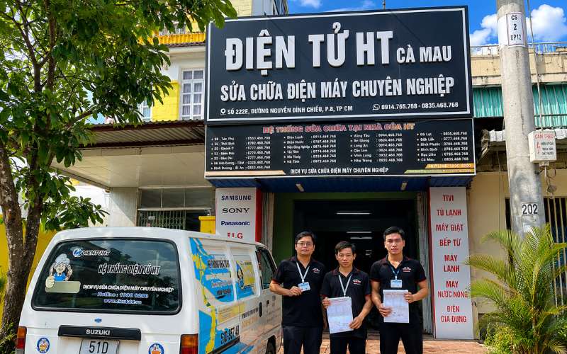 Hình ảnh điểm tiếp nhận Trạm Cà Mau