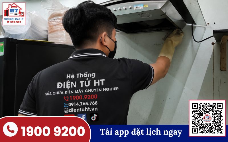 Kỹ thuật HT kiểm tra máy hút mùi Kỹ thuật viên Hệ Thống Điện Tử HT kiểm tra máy hút mùi tại nhà khách hàng Đắk Lắk
