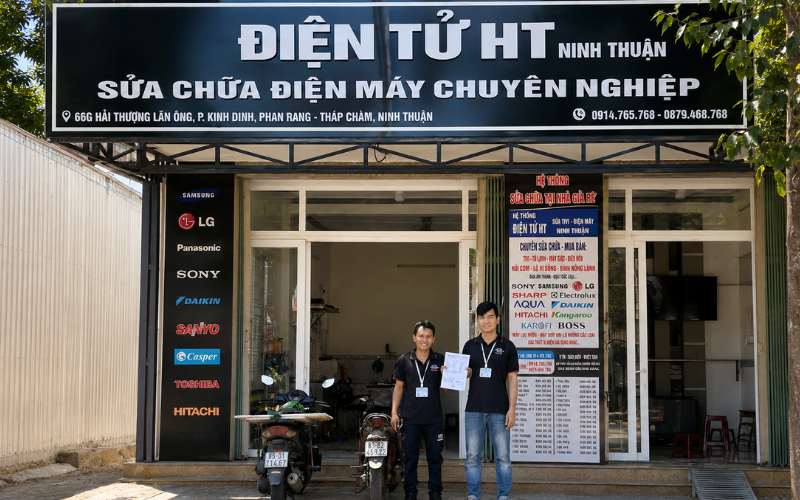Hình ảnh điểm tiếp nhận Trạm Ninh Thuận